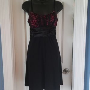 Black cocktail dress